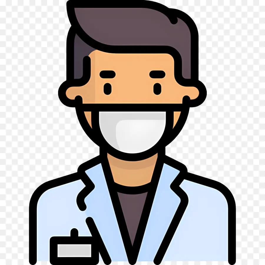 Dentista，Médico Com Máscara PNG