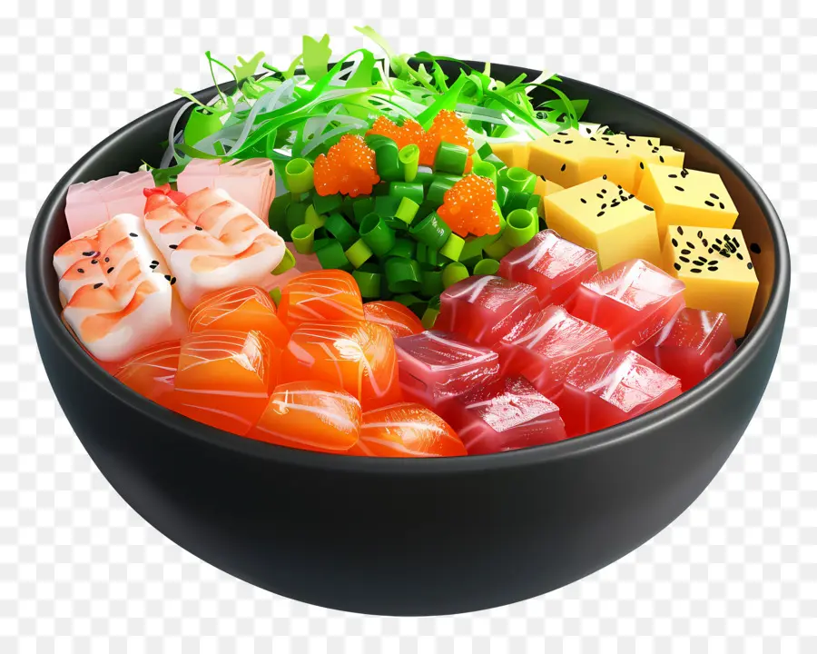 Poké Tigela，Tigela De Sushi PNG