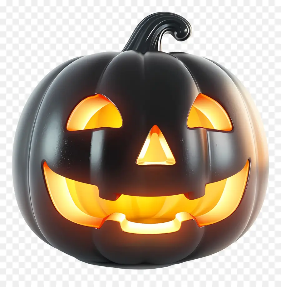 Abóbora De Halloween Brilhante，Jack O' Lanterna PNG