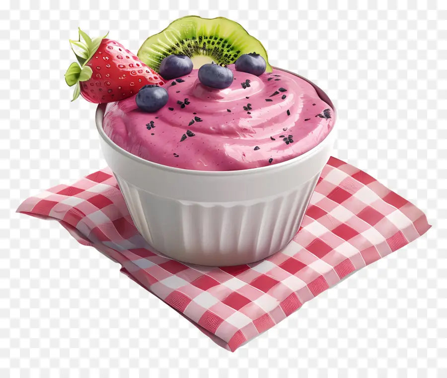 Tigela De Smoothie，Iogurte De Frutas PNG