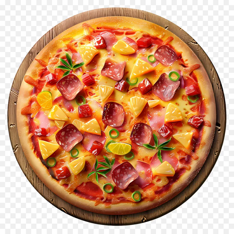 Pizza Havaiana，Pizza PNG