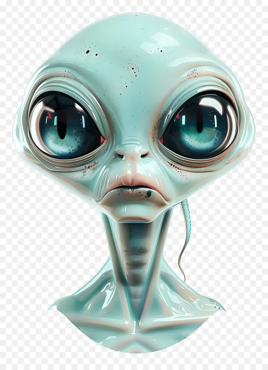 Cabeça Alienígena，Alienígena Verde PNG