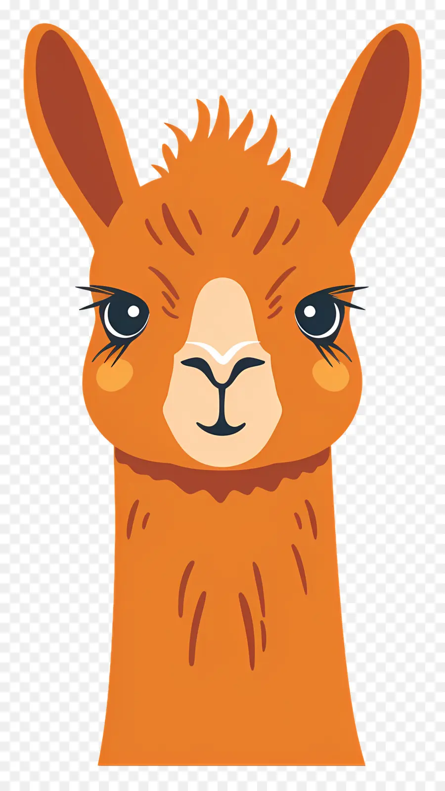 Cara De Alpaca，Lhama De Desenho Animado PNG