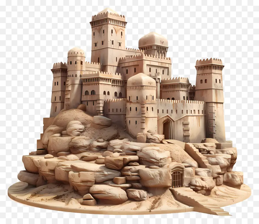 Castelo Do Deserto，Castelo De Areia PNG