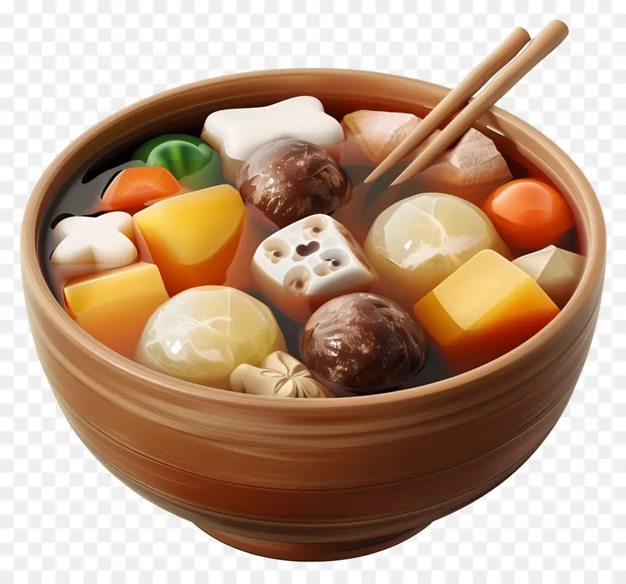 Sopa Oden，Panela Quente PNG