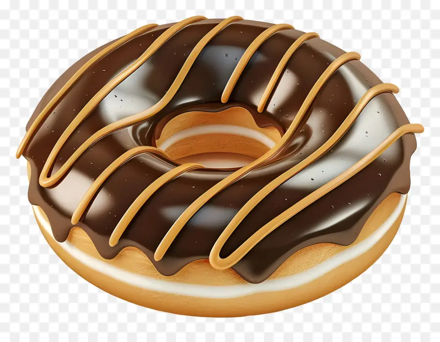 Rosquinha De Chocolate，Sobremesa PNG