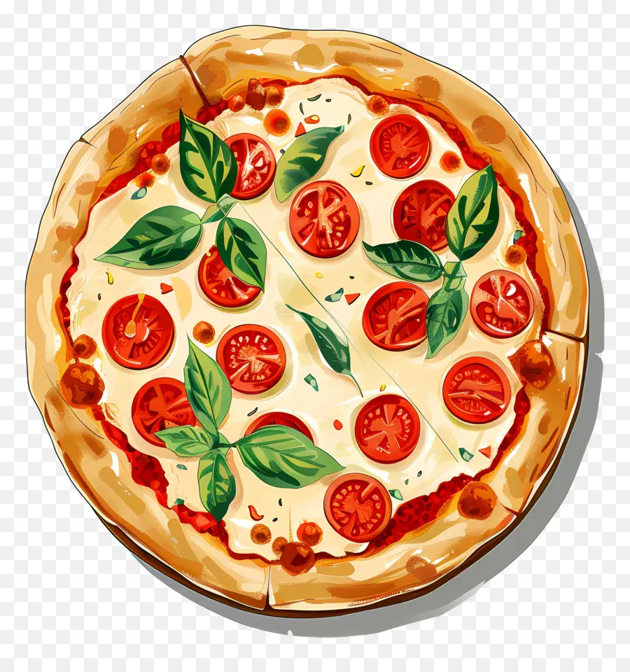 Pizza Marguerita，Pizza PNG