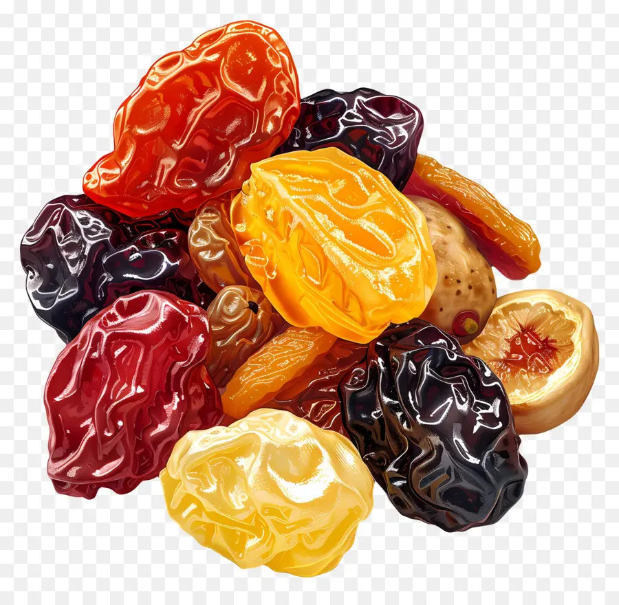 Frutas Secas，Colorido PNG