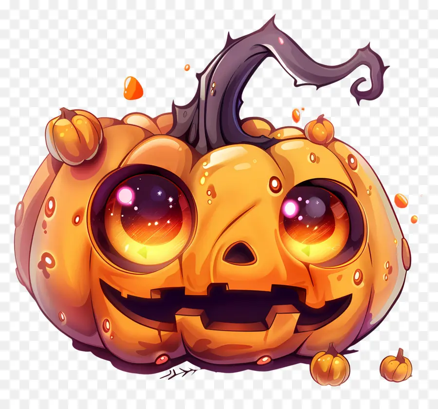 Linda Abóbora De Halloween，Abóbora PNG