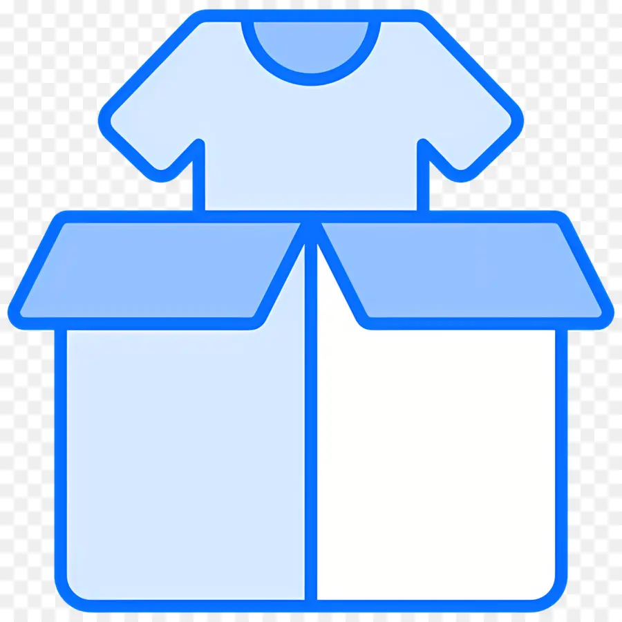 Caixa De Roupas，Camisa PNG