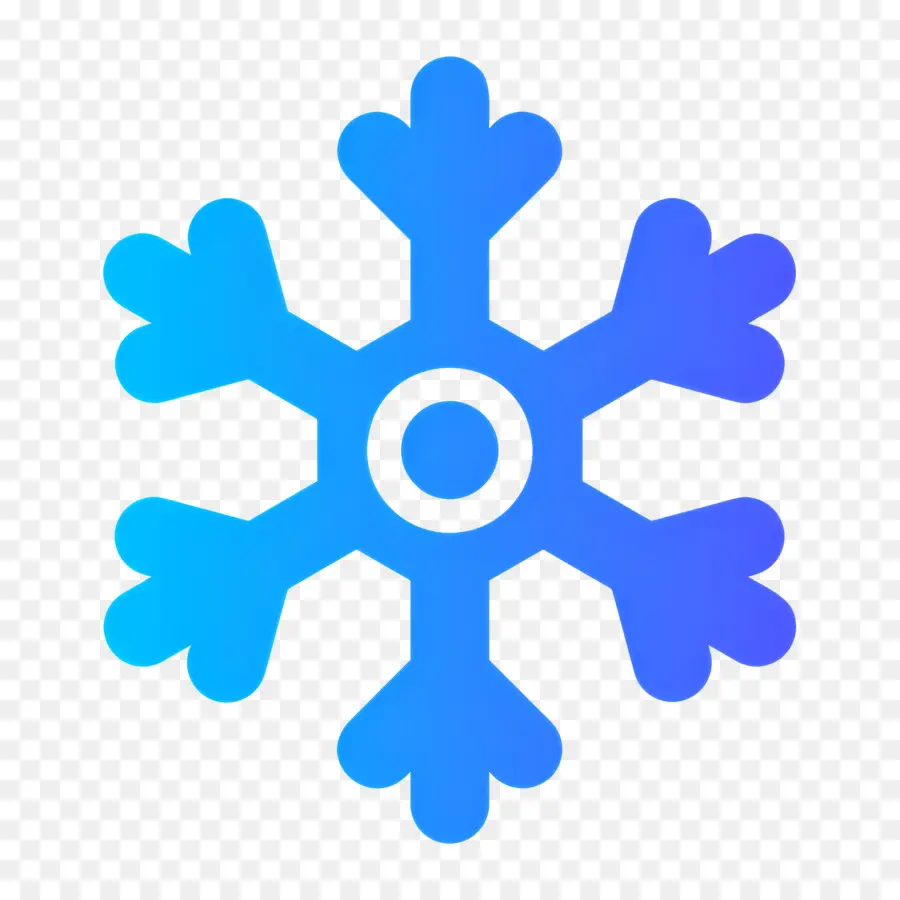 Floco De Neve，Floco De Neve Azul PNG