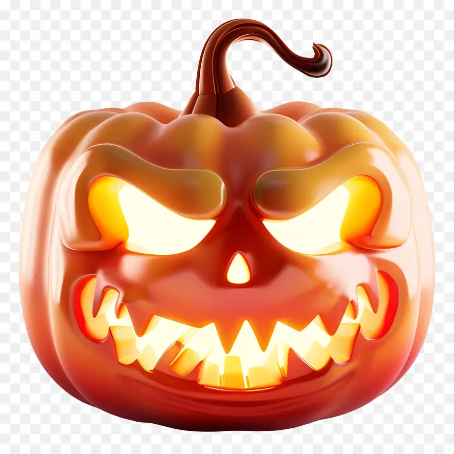 Abóbora De Halloween Brilhante，Jack O' Lanterna PNG