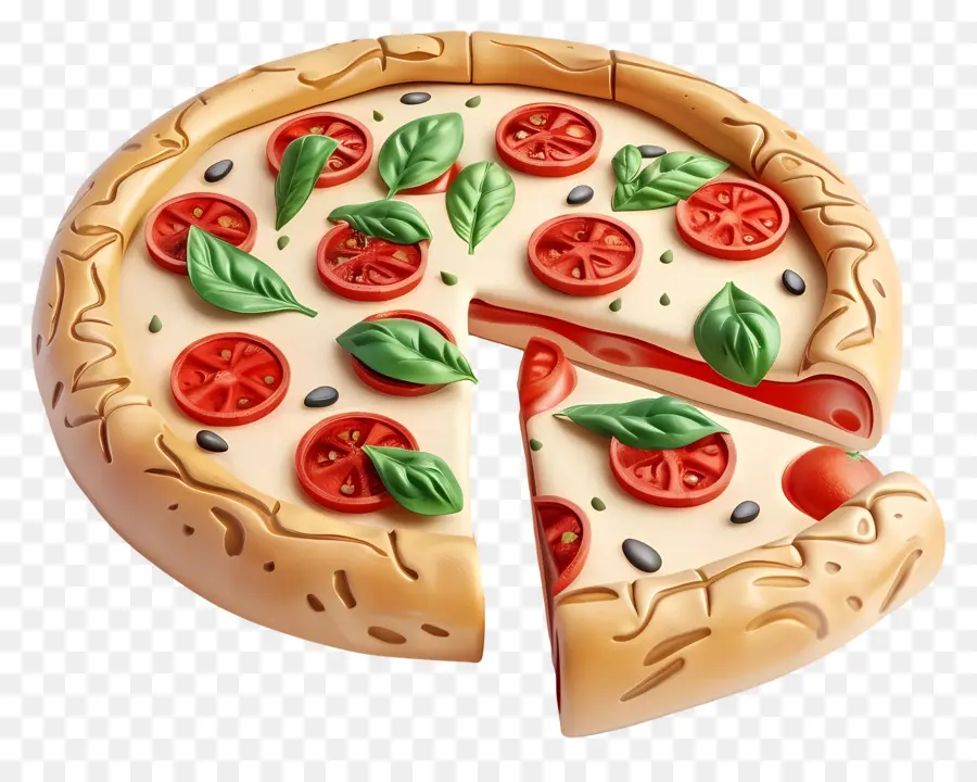 Pizza Marguerita，Pizza PNG