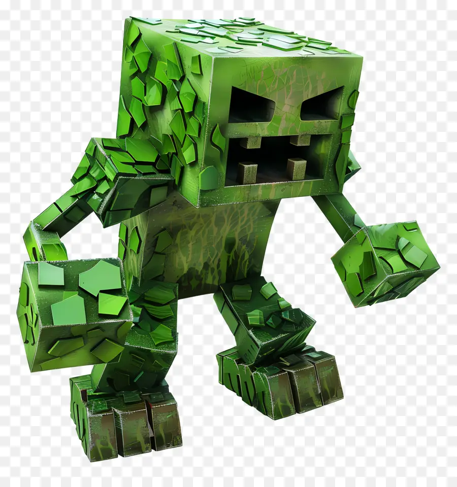 Trepadeira Minecraft，Monstro Verde PNG