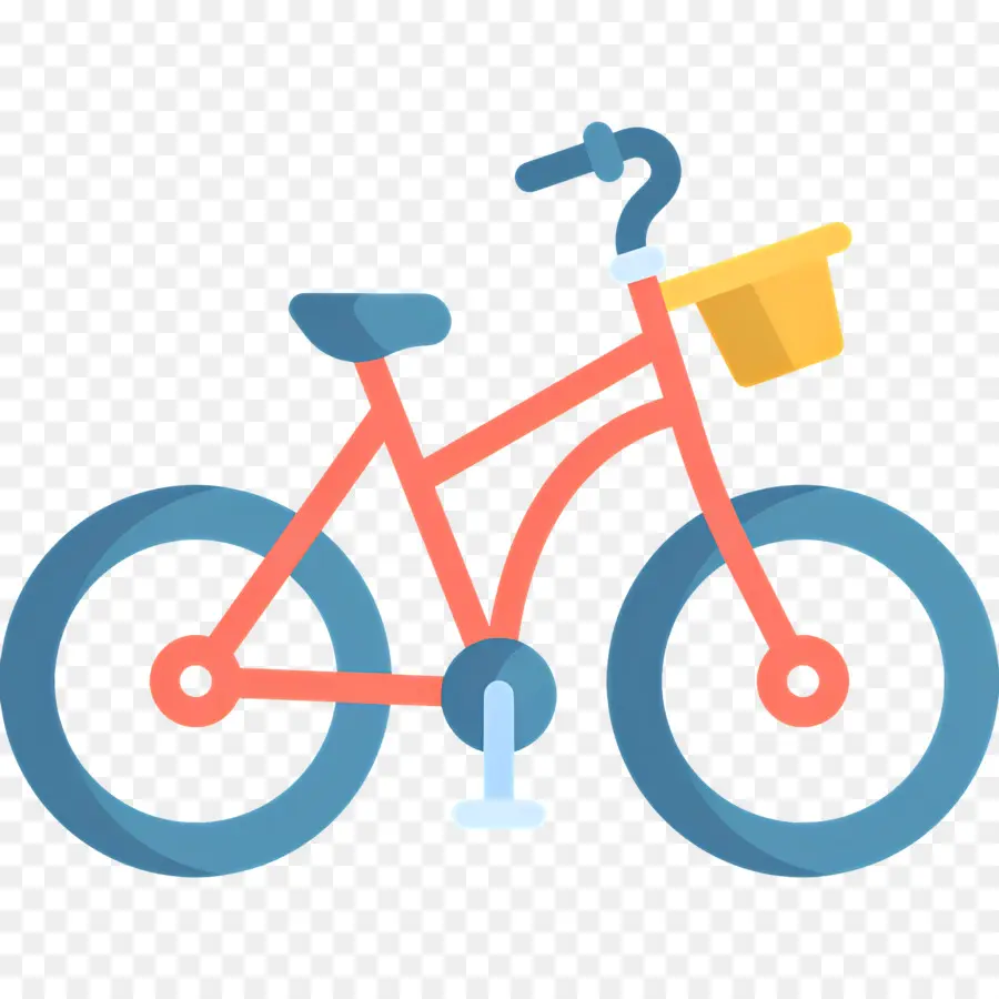 Bicicleta，Bicicleta Amarela PNG