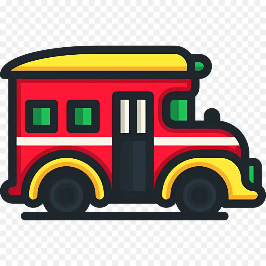 ônibus Escolar，Caminhão De Bombeiros PNG