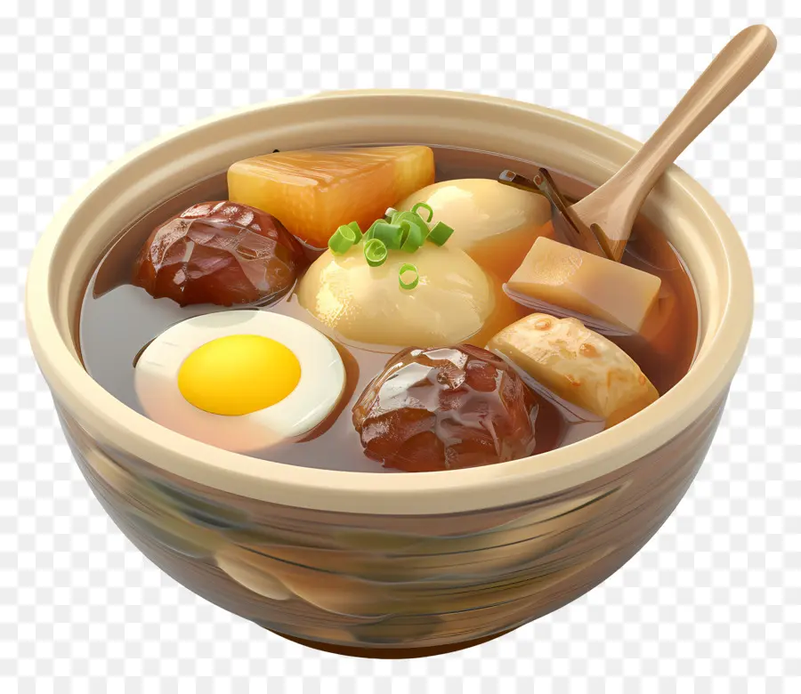 Sopa Oden，Tigela De Sopa PNG