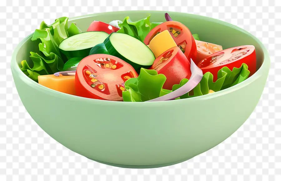 Salada Fresca，Tigela De Legumes PNG