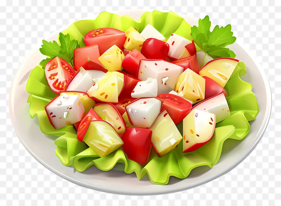 Salada Waldorf，Salada PNG