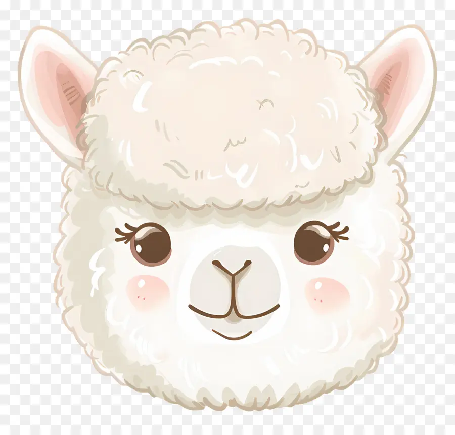 Cara De Alpaca，Cordeiro Fofo PNG