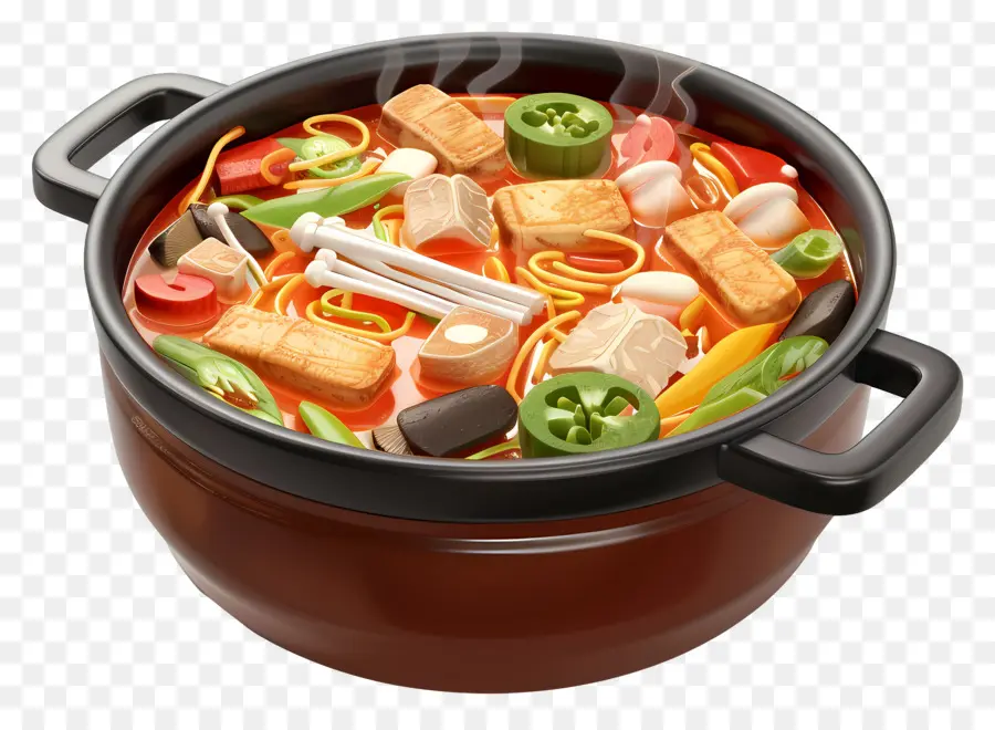 Panela Quente，Vegetais PNG