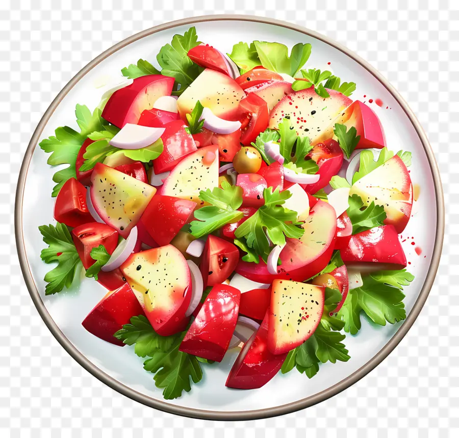 Salada Waldorf，Salada PNG