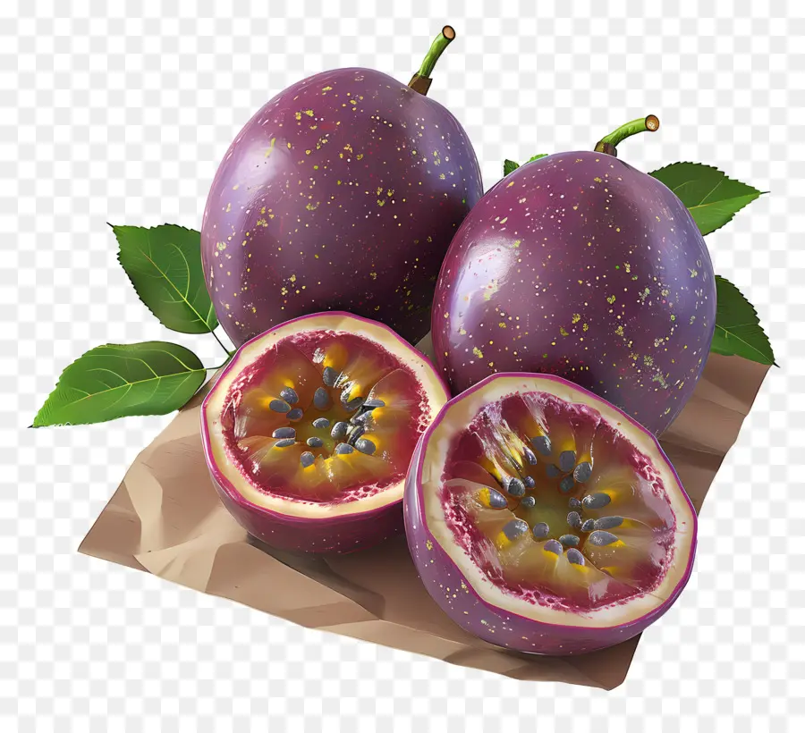 Maracujá，Roxo PNG