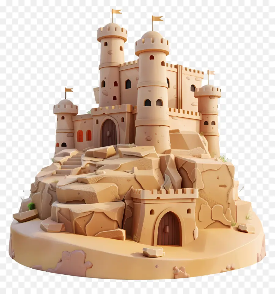 Castelo Do Deserto，Castelo De Areia PNG