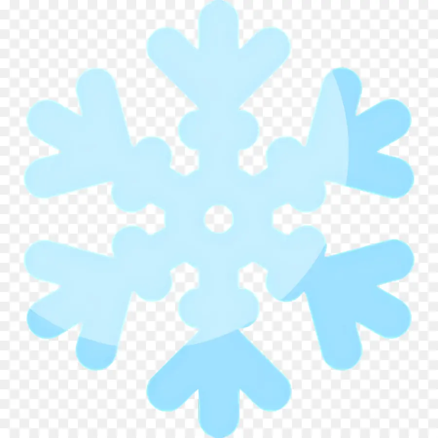 Floco De Neve，Floco De Neve Azul PNG