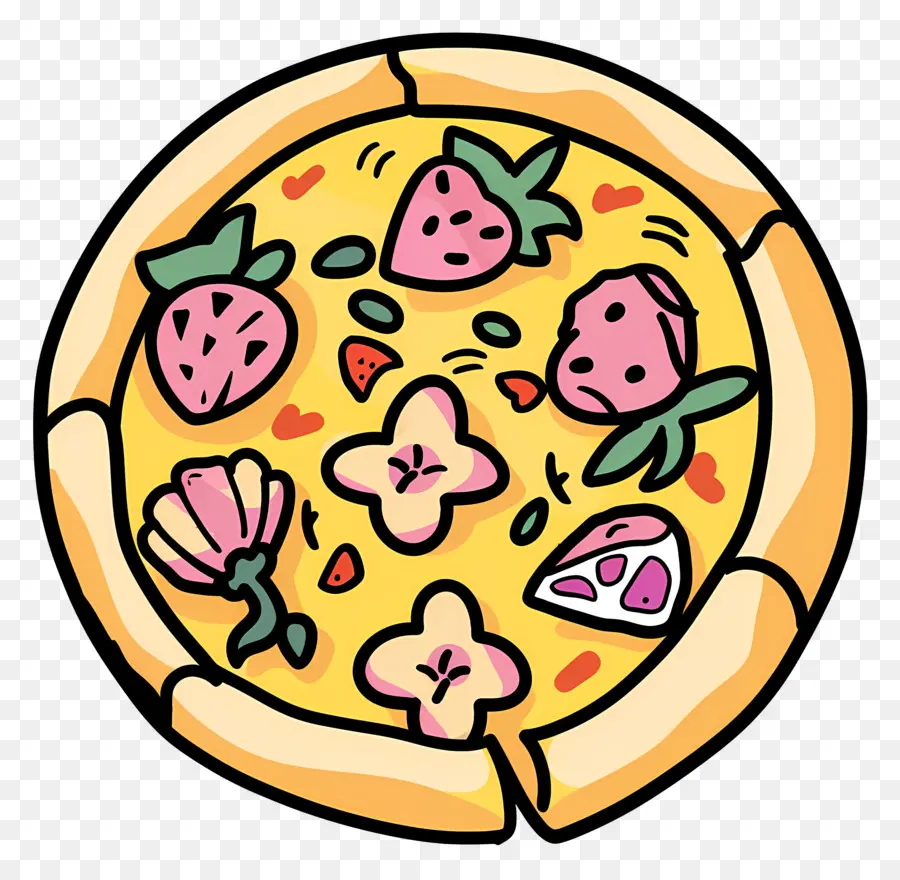 Pizza Havaiana，Pizza PNG