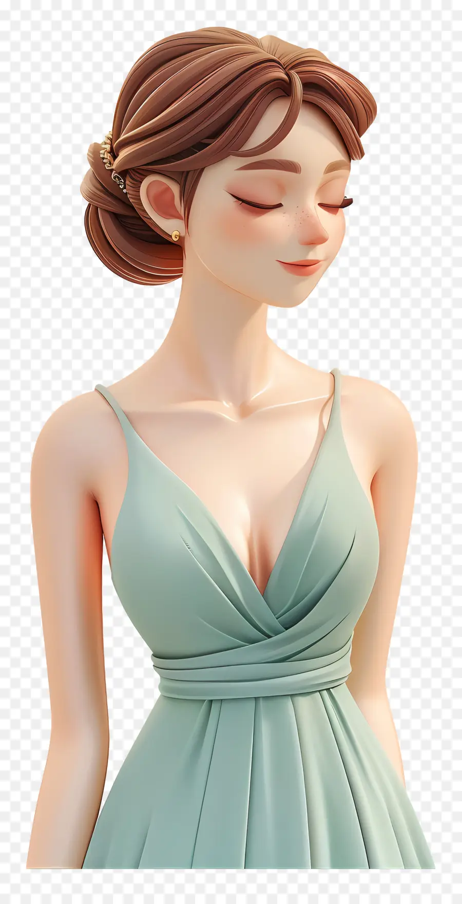 Mulher De Vestido，Mulher PNG