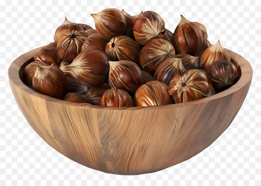 Castanhas，Tigela De Avelãs PNG