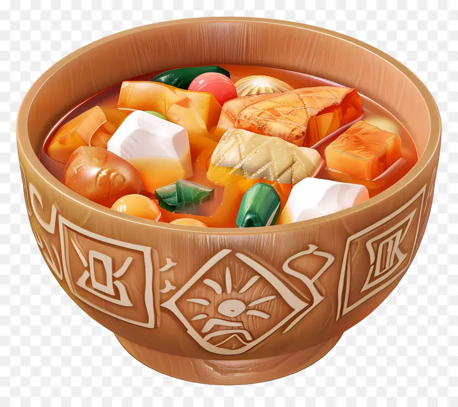 Sopa Oden，Tigela De Sopa PNG