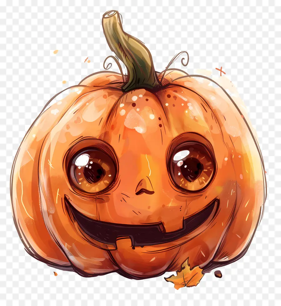 Linda Abóbora De Halloween，Abóbora Sorridente PNG