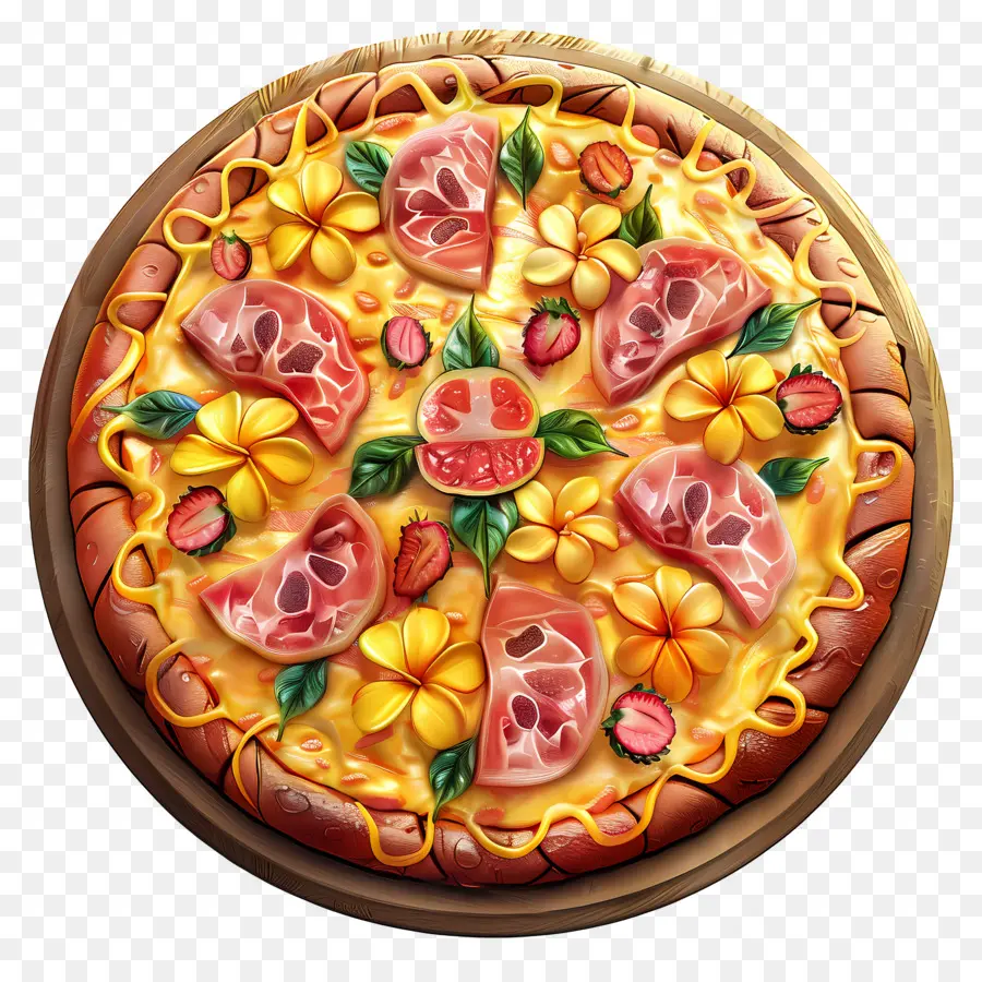 Pizza Havaiana，Pizza PNG