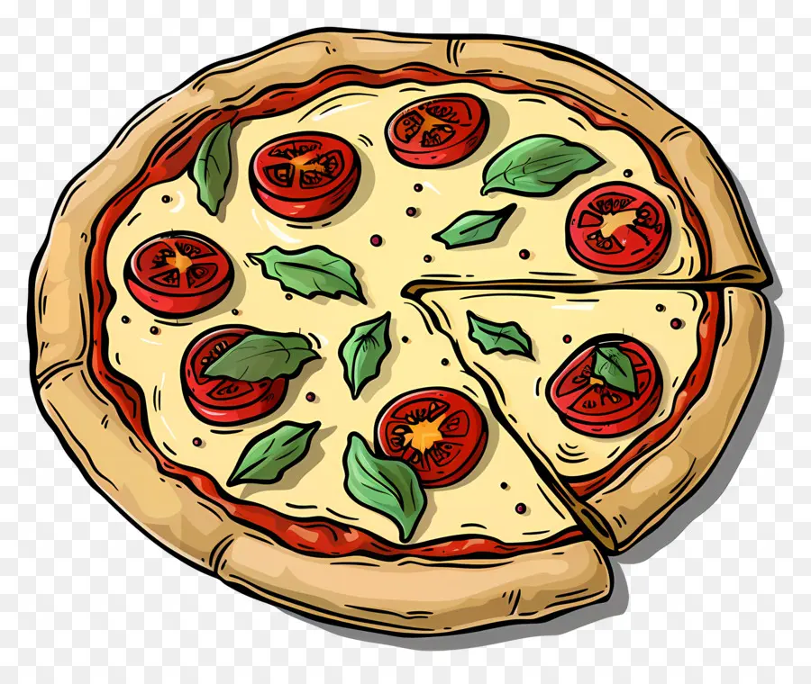 Pizza Marguerita，Pizza PNG