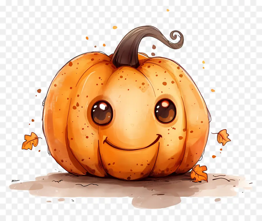 Linda Abóbora De Halloween，Abóbora Sorridente PNG