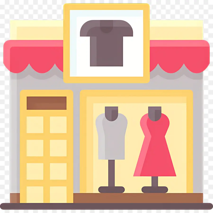 Compras De Roupas，Loja De Roupas PNG