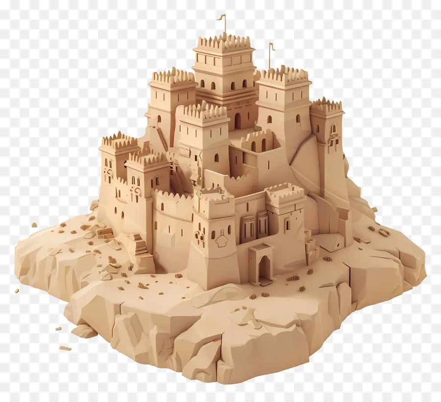 Castelo Do Deserto，Castelo De Areia PNG