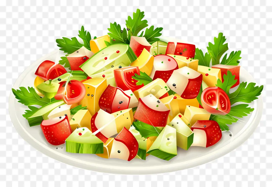 Salada Waldorf，Salada PNG