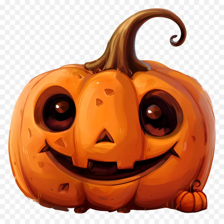 Linda Abóbora De Halloween，Abóbora Sorridente PNG