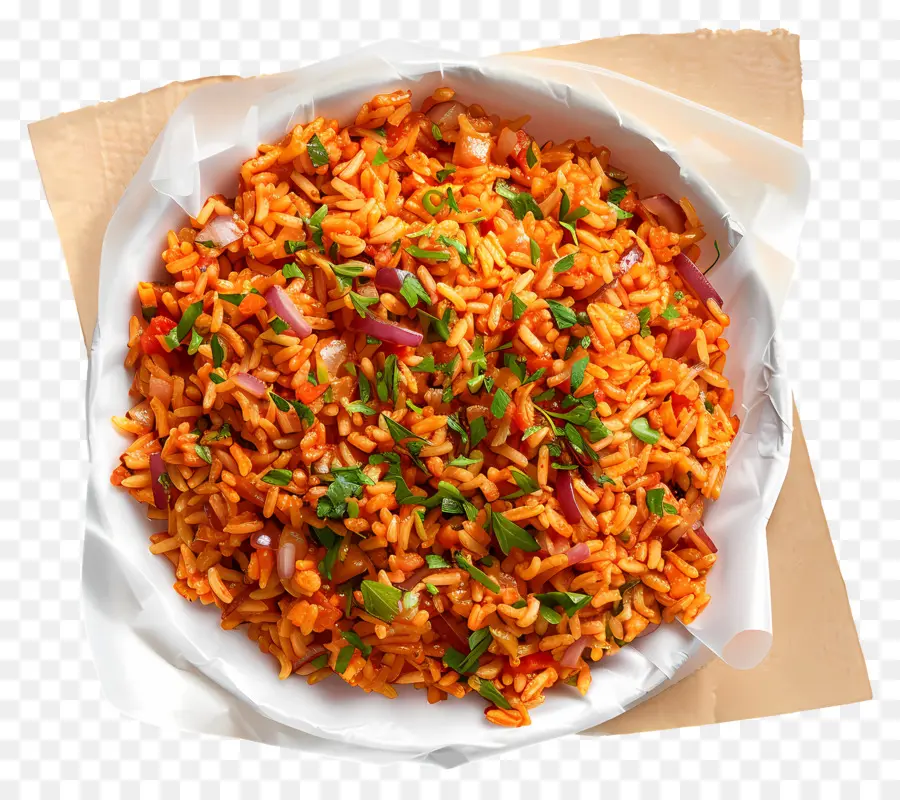 Arroz Jollof，Prato De Arroz PNG