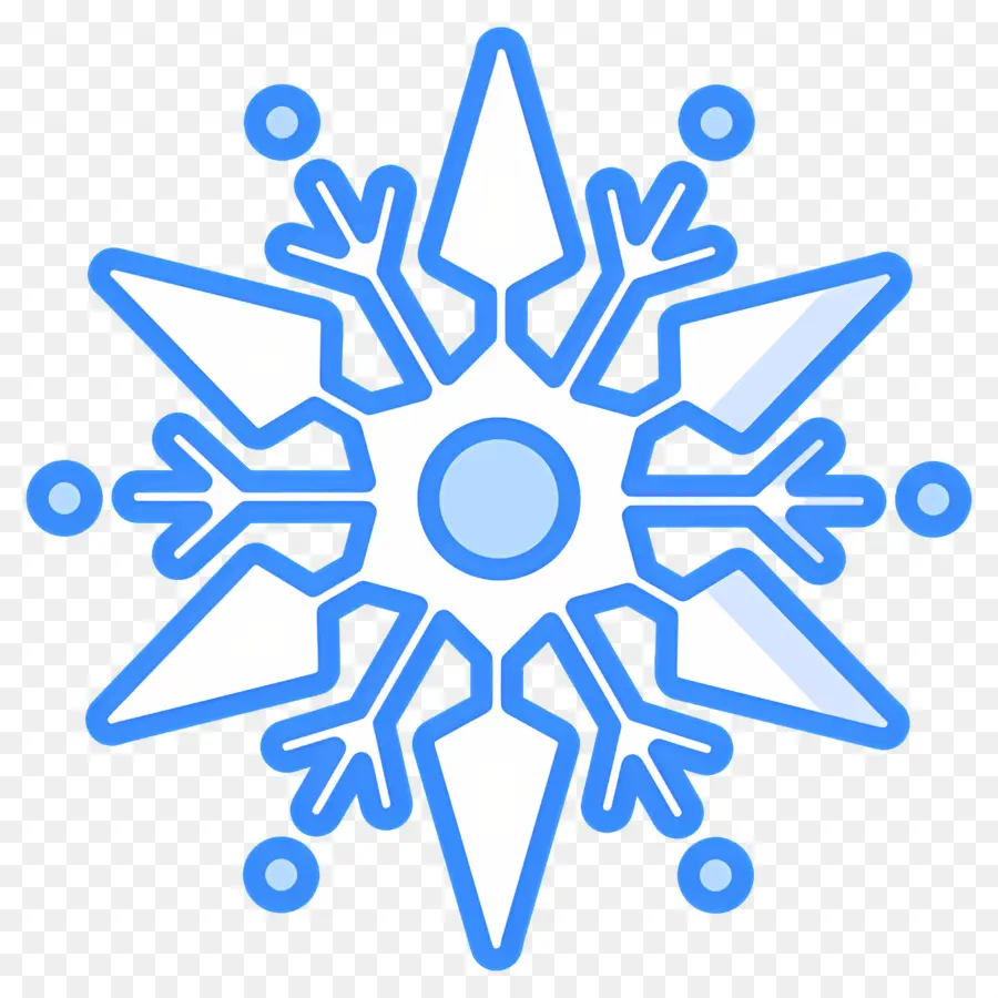 Floco De Neve，Floco De Neve Azul PNG