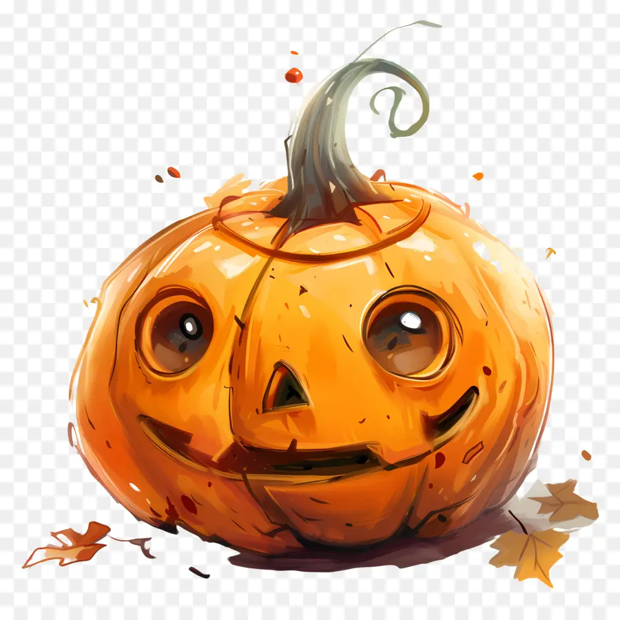 Linda Abóbora De Halloween，Abóbora Sorridente PNG