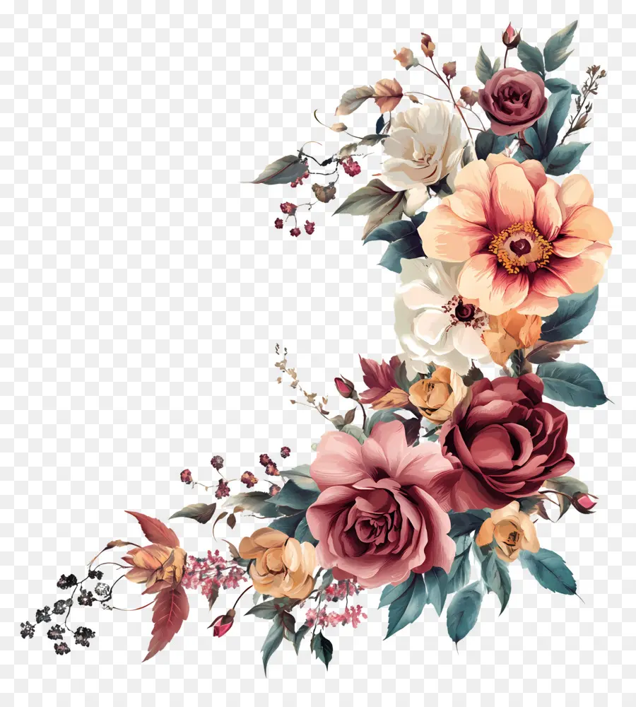 Canto Floral，Ramalhete PNG