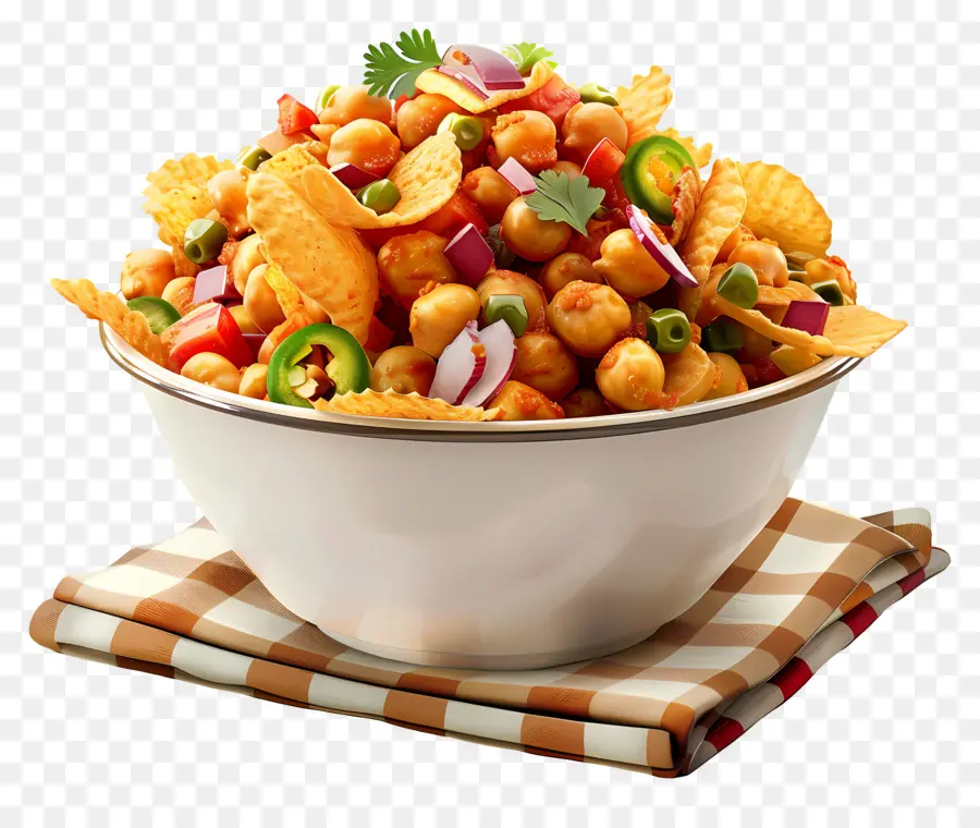 Tigela De Chana Chaat，Tigela De Lanche PNG