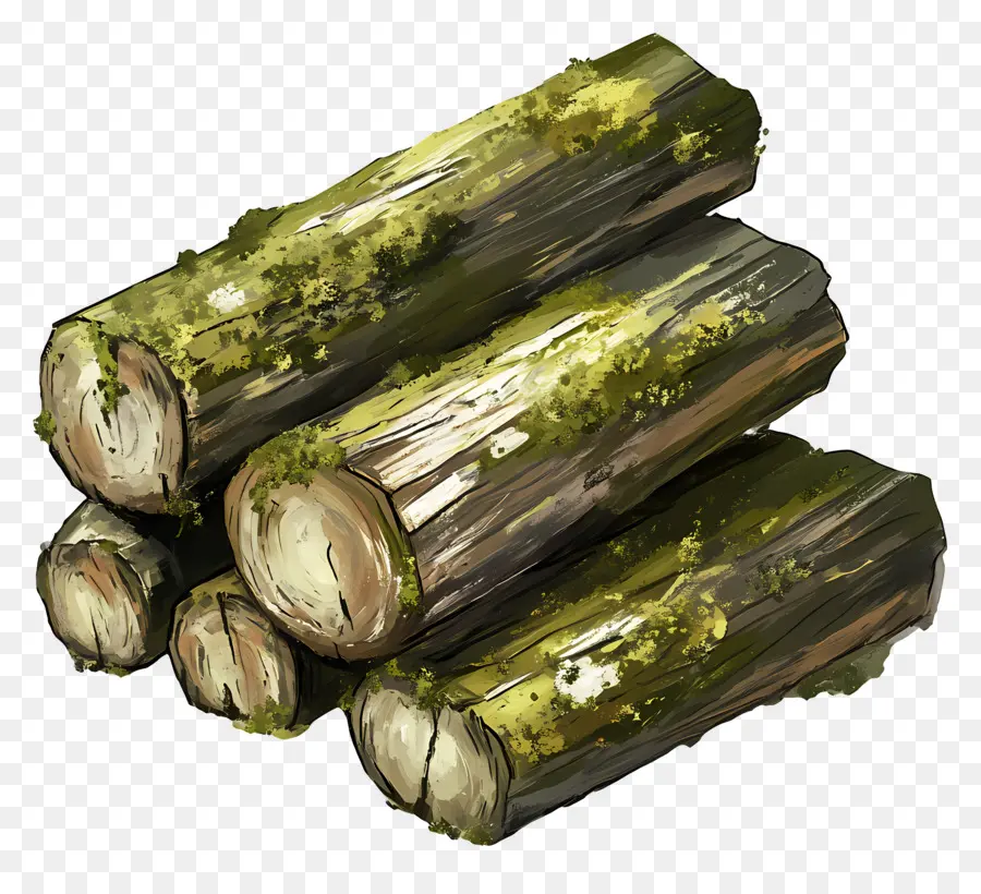 Toras Cobertas De Musgo，Registros PNG