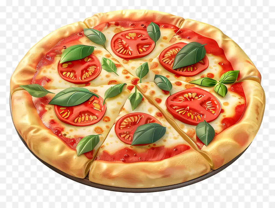 Pizza Marguerita，Pizza Inteira PNG