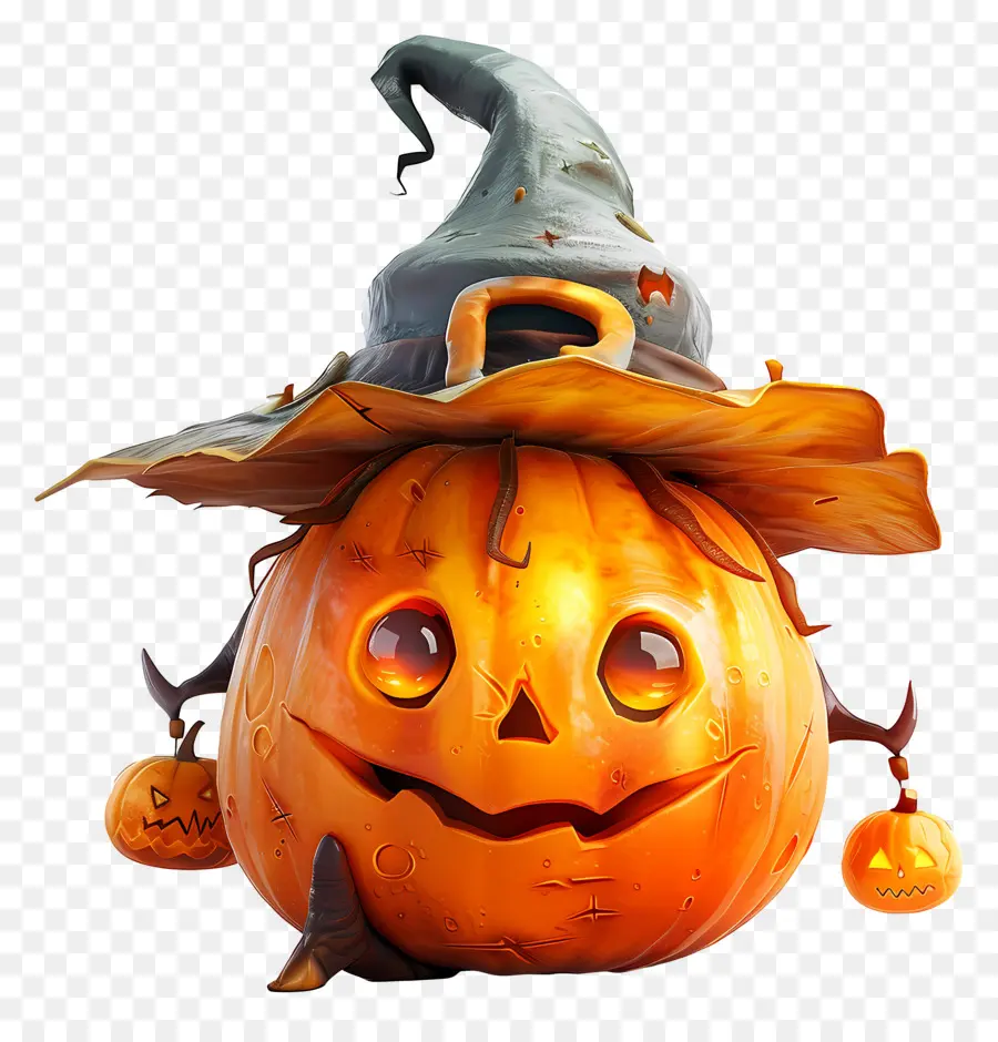 Linda Abóbora De Halloween，Abóbora De Halloween PNG