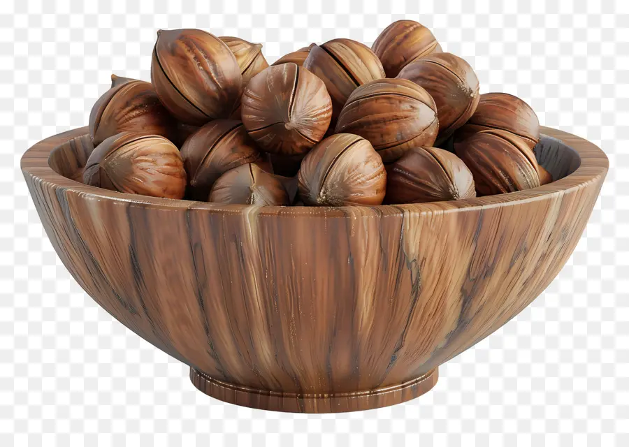 Castanhas，Tigela De Avelãs PNG